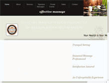 Tablet Screenshot of effectivemassage19.com